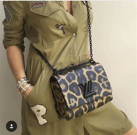 louis vuitton leopard twist bag|louis vuitton cappucin bag.